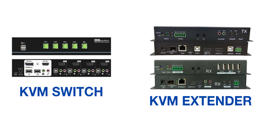 Perbedaan KVM Switch dan KVM Extender