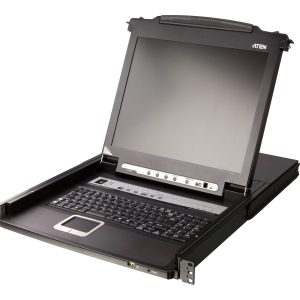 ATEN CL5708 8-Port PS/2-USB VGA Single Rail LCD KVM Switch
