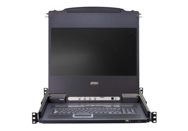 ATEN CL5708 8-Port PS/2-USB VGA Single Rail LCD KVM Switch - Image 3