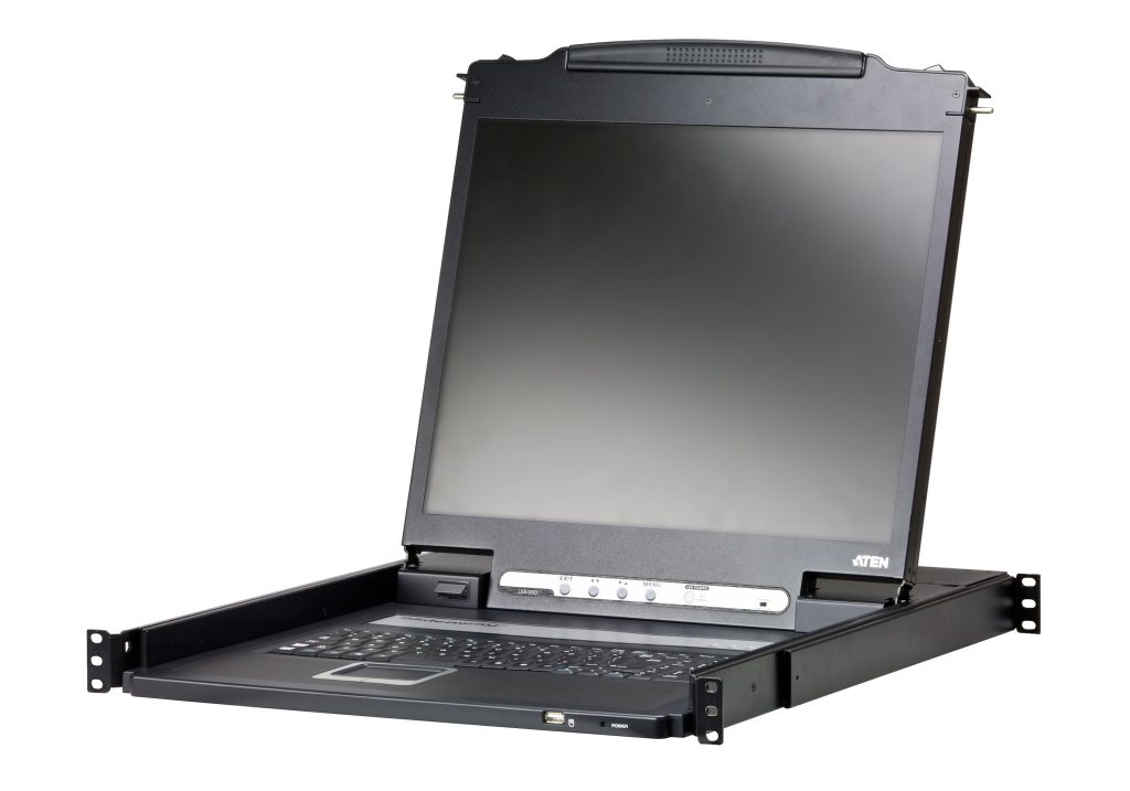 ATEN CL3000 Reliable Single Rail LCD Console with VGA & USB