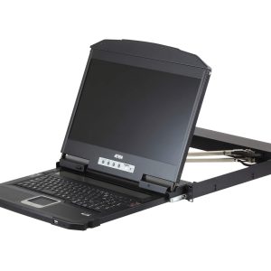 ATEN CL3800NW Ultra Short Depth Dual Rail WideScreen LCD Console