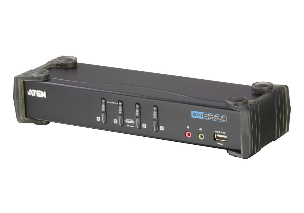 ATEN CS1764A kvm switch 4 Port USB DVI-I Single Link KVMP