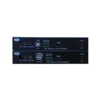 IP-Based HD KVM Extender over CAT6 & SFP Fiber with USB/Audio